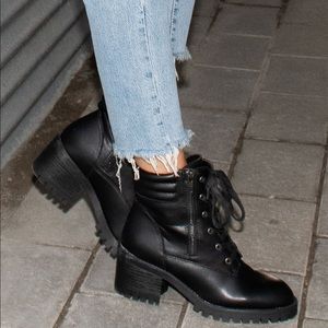 MADDEN GIRL BY STEVE MADDEN COMBAT BOOTS